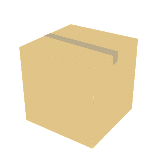 zalepená krabice